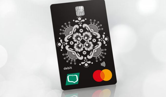 Obrazek dekoracyjny: wizerunek karty Mastercard Debit