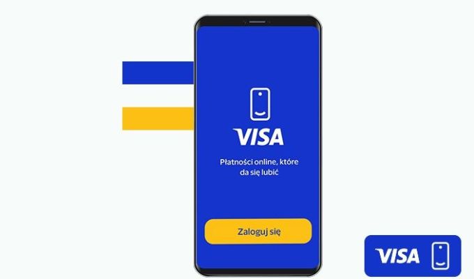Obrazek dekoracyjny: wizerunek pierwszej strony aplikacji Visa Mobile