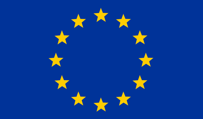 Obrazek dekoracyjny: flaga Unii Europejskiej