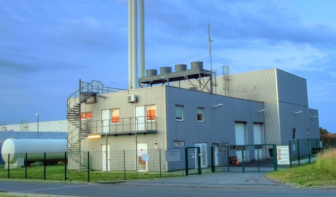 Obrazek dekoracyjny: budynek przemysłowy