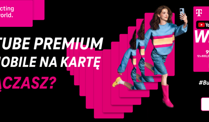 promocja Youtube premium w T-mobile na kartę